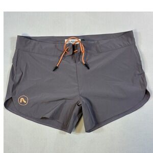 Flylow Gear Women's Board Shorts XL Gray Hiking Trail Water Shorts Style 0072